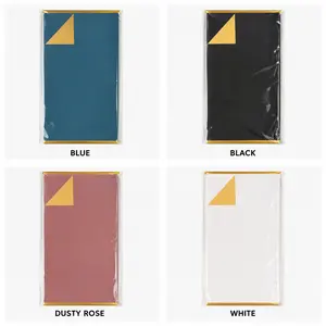 20 Sheets - one side gold, one side solid color