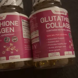 Soomiig Glutathione Collagen Health Supplement - Supports Smooth Hair and Healthy Skin -120 Capsules Soomiig Glutathione Collagen Health Supplement - Supports Smooth Hair and Healthy Skin -120 Capsules