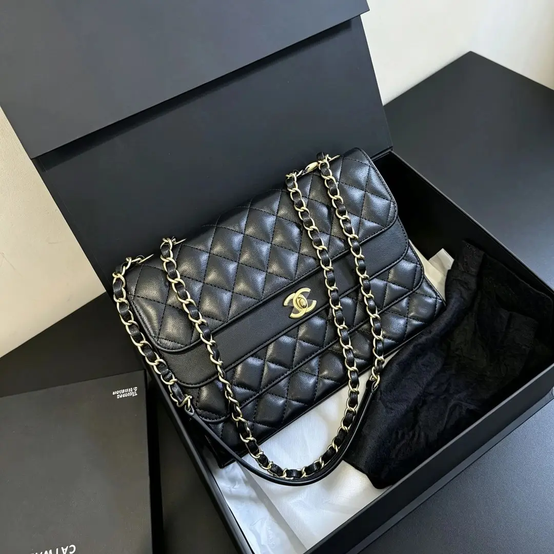 Pre-owned CHANEL Classic Flap Jumbo AS260701012