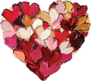 DTF Transfer – FG Paint Heart Multi Sizes