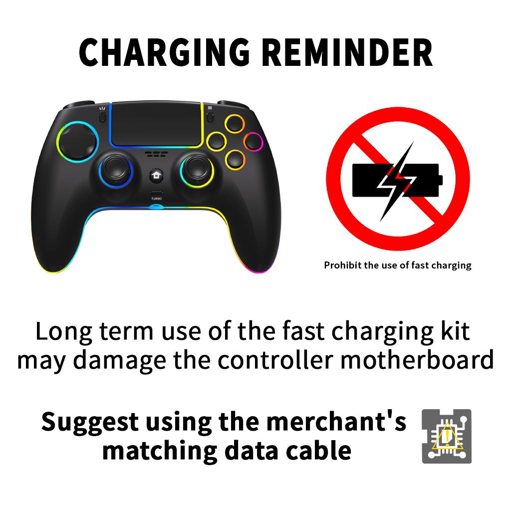 Wireless Hall PS5/PRO No Stick Drift Controller for PS5, PC, Mac, Steam Deck & Mobile - Bluetooth 5.0 Gamepad with Hall Effect Sticks, Touchpad, 6-Axis Gyro, Turbo,3.5mm Jack & Charging Cable