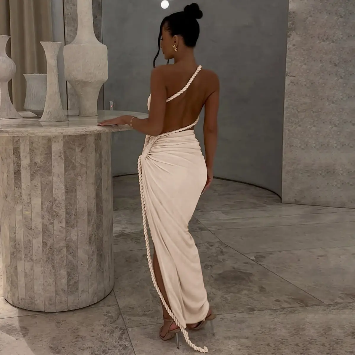 Asymmetric Braided Strap High Slit Maxi Dress Women 2026 New Arrival Summer & Fall New Sexy Casual Elegant Party Club Dating Dress Beach Vacation Outfits Dresses - TikTok Shop Asymmetric Braided Strap High Slit Maxi Dress Women 2026 New Arrival Summer & Fall New Sexy Casual Elegant Party Club Dating Dress Beach Vacation Outfits Dresses - TikTok Shop