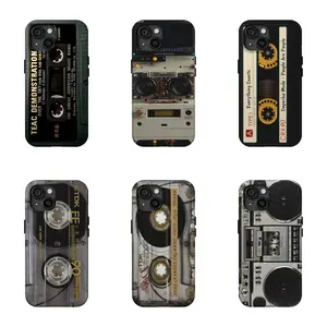 Retro Cassette Pattern Flim 7 Distinctive Designs Phone Case for IPhone 17 16 15 14 13 12 11 Pro Max Plus Air Anti-Fall Phone Case Unique Gift for Holiday Birthday