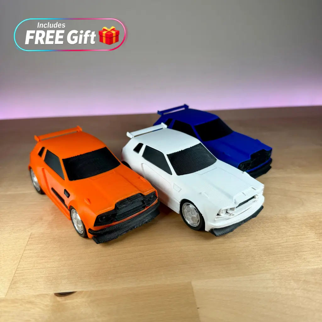 Fennec Car from RL - Rocket Game Cars –  Gamer Trophy Collectible – Fun Gift for Gamers – Gaming Setup Decor - Desk & Shelf Decor Accessory – Rocket Game Fennec - RL Cars