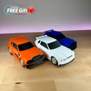 Fennec Car from RL - Rocket Game Cars –  Gamer Trophy Collectible – Fun Gift for Gamers – Gaming Setup Decor - Desk & Shelf Decor Accessory – Rocket Game Fennec - RL Cars