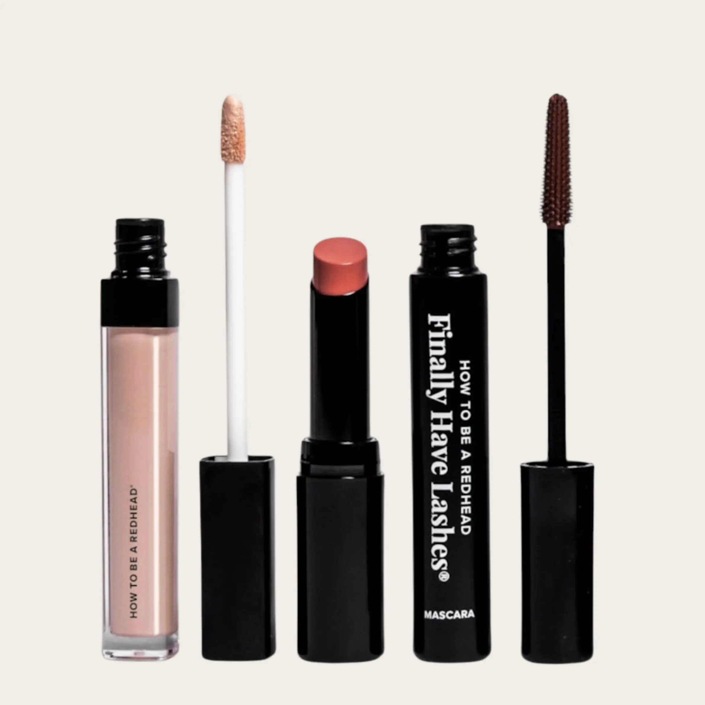 How to be a Redhead 101 Beauty Kit - Ultimate Redhead Starter Set with Concealer, Lipstick & Mascara - Vegan, Cruelty-Free, Paraben-Free How to be a Redhead 101 Beauty Kit - Ultimate Redhead Starter Set with Concealer, Lipstick & Mascara - Vegan, Cruelty-Free, Paraben-Free