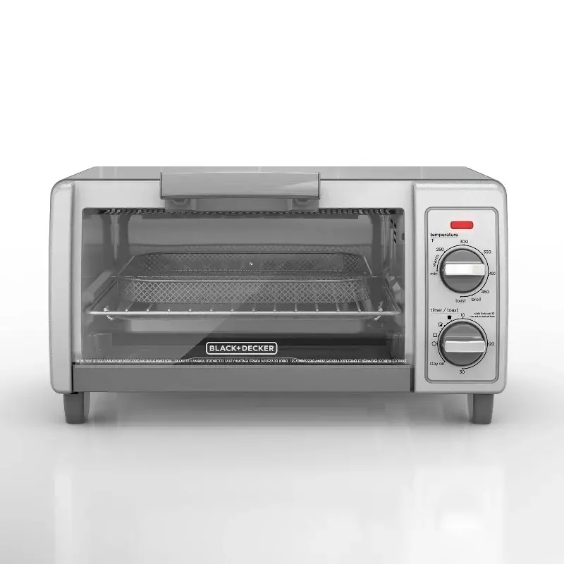 BLACK+DECKER 4 Slice Toaster Oven - Silver - TO1700SG