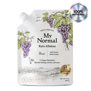 My Normal Keto Allulose - Official Product Powdered Sweeteners & Sugar Alternatives 99.9% Allulose Non GMO Gluten Free Zero Calorie Sweetener (16 oz)