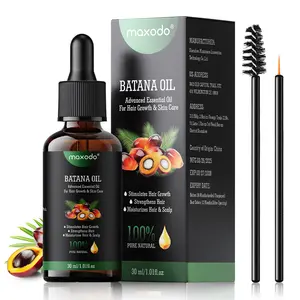 Maxodo Batana Oil Scalp Treatment Serum - Plant Extract Haircare, Moisturizing Hair Growth Serum for Thicker Fuller Hair & Deep Hydration