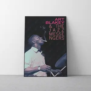 Art Blakey & the Jazz Messengers Poster: Retro Music Wall Art