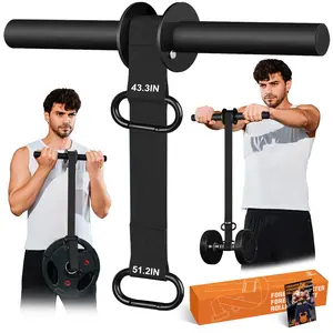 Forearm Strengthener and Wrist Roller, 43.3 inch Or 51.2 inch Ultra Strong Nylon Webbing, Forearm Exerciser with Quick Locking Mechanism, Ideal for Hand, Wrist and Forearm Strength Training