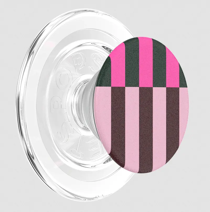 popsockets Pop of Pink Stripe  MagSafe PopGrip