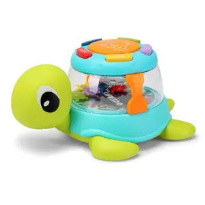 Cute Turtle/Crab Design Musical Light Up Music Drum Toy, 1 Count Early Music Educational Toy with Lights, Baby Sensory Cognition Toy for Birthday Gifts