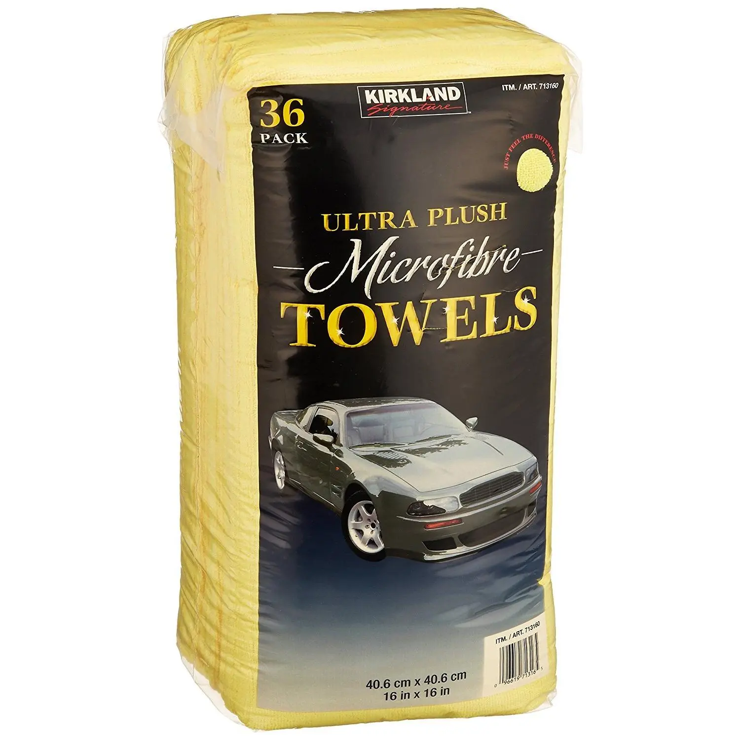 Kirkland Signature sSzDua Ultra High Pile Premium Microfiber Towels, 36 Pack, 4 Units
