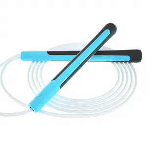 YUEDONG Professional Speed Jump Rope – World Champion Collaboration Edition, 20cm Long Handles, 16cm Full-Palm Anti-Slip Grip, Tangle-Free Smooth Fast Rotation, Adjustable Skipping Rope for Fitness, Workout & Training, Adults & Kids