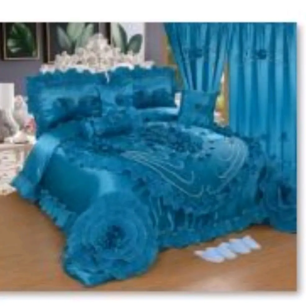 10pcs luxury Duvet with curtains wedding comforter king size lace. 10pcs luxury Duvet with curtains wedding comforter king size lace.