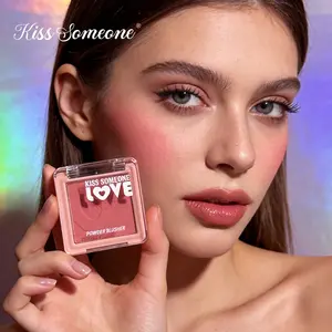 Matte Powder Blush Palette, Cosmetic, Vegan & Cruelty-Free, High Pigment, Long-Lasting, Buildable, Lightweight, Velvet-Smooth, Natural-Looking Makeup