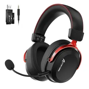 Attack Shark L30pro Wireless Gaming Headphones, 7.1 Surround Sound, Eq Mode, 50mm Driver, 1100mah Battery, Detachable Noise-Canceling Mic, for PC