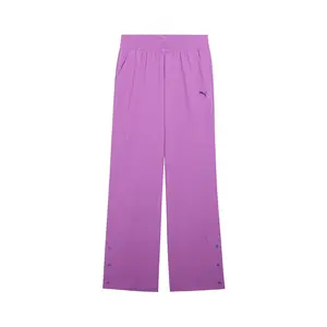 PUMA Womens Essentials Ripstop Straight Pants Casual - Purple