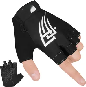 Weight Lifting Gym Gloves for Men and Women - Lightweight Fitness Gloves with Padded Palm Grip, Non-Slip Feature, Half Finger Exercise Pull-ups