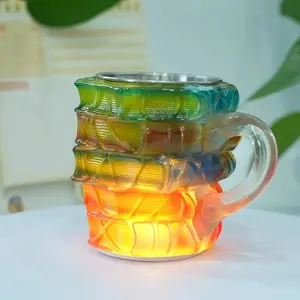 3D Painted Coffee Cups, Mugs, Book Stacking Design, Guitar Design, Suitable For Home, Office And Library, Are Very Suitable As Unique For Book Lovers And Art Lovers Drinkware