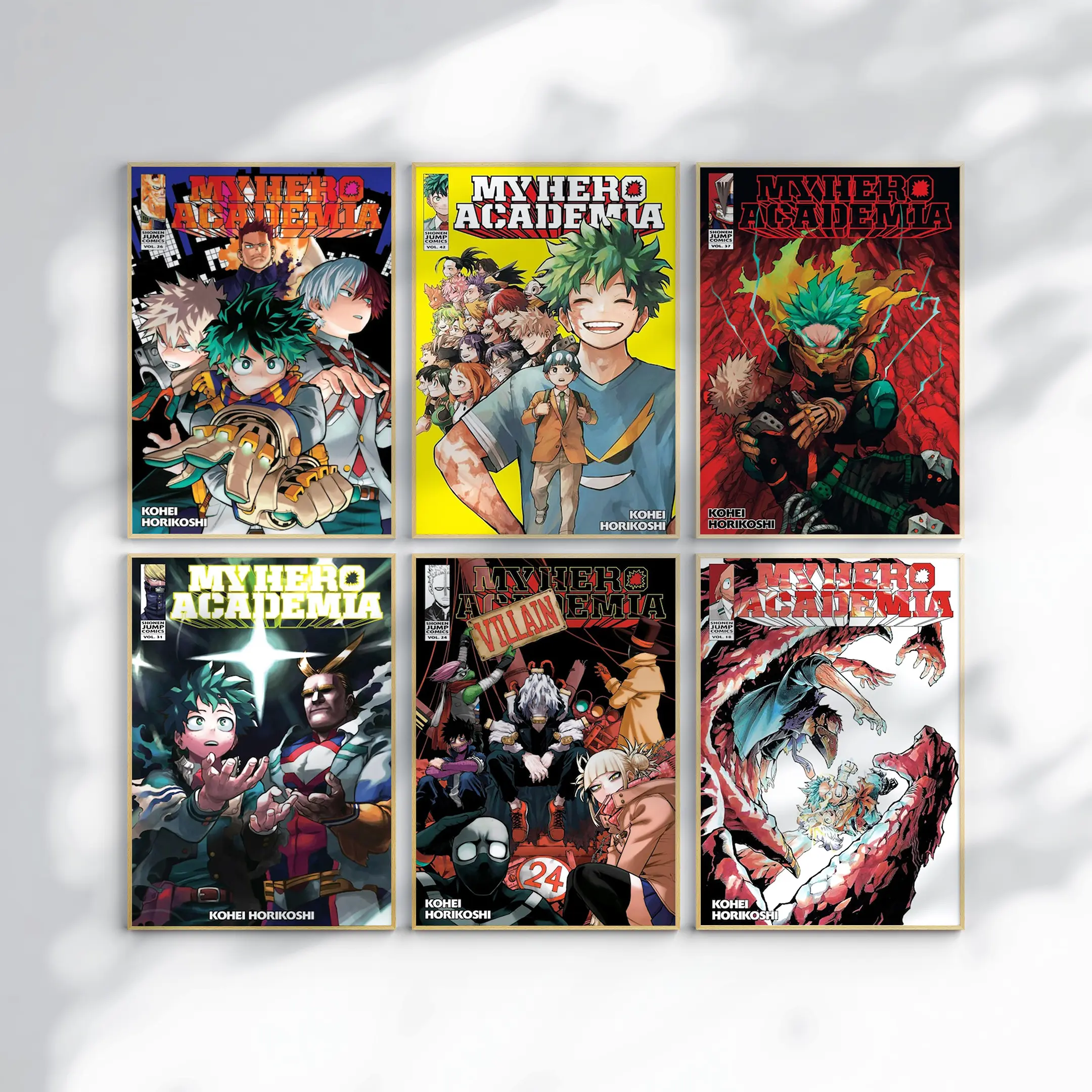 My Hero Academia Manga Poster Unframed  – Anime Manga Art Prints, Gift for Otaku & Hero Fans Room & Gamer Decor, Anime Gift, Manga Poster, Wall Art, Wall decor, Home Decor, Birthday Gift.