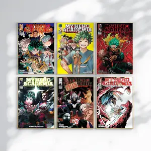 My Hero Academia Manga Poster Unframed  – Anime Manga Art Prints, Gift for Otaku & Hero Fans Room & Gamer Decor, Anime Gift, Manga Poster, Wall Art, Wall decor, Home Decor, Birthday Gift.