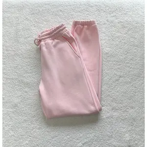 Light Pink Basic Blank Jogger Sweatpants