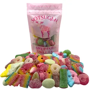 Swedish Sour Mix With Bubs - Swedish Candy- 1/2 lb Snack Bonbon