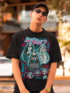 Hatsune Miku Shirt – Vocaloid Anime Tshirt, Hatsune Tee