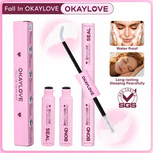 OKAYLOVE Lash Bond and Seal | White and Black Glue Strong Hold Waterproof  Long-lasting Suitable for Sleeping over Night girl gifts