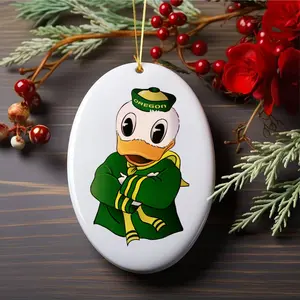 Oregon Football Ornament, Duck Ornament, Acrylic Ornament, Ceramic Ornament, Christmas Ornament
