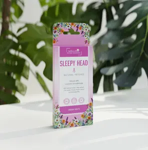 Mellow Aromas Company Sleepy Head Natural Patches Infused with Lavender Aromatherapy for Serene Evening Atmosphere and Dreamy Nights