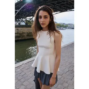 H&M Sleeveless peplum top