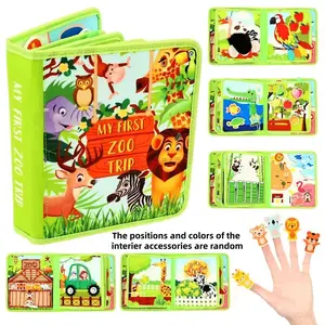 Quiet Books Toddler Activity Board, Sensory Early Learning Toy, Educational Play Board for Kids, Perfect for Travel and Screen-Free Fun