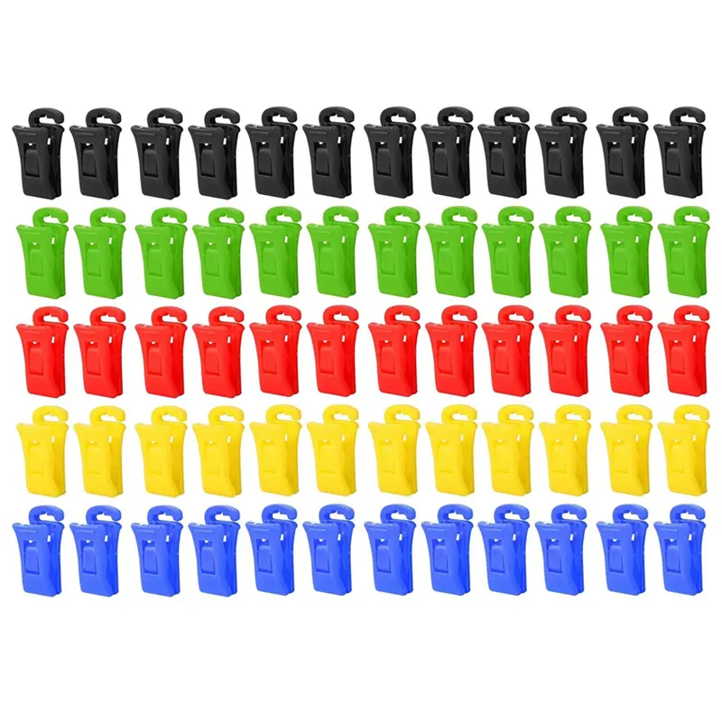 60 Sock Clips for Washing Machine and Dryer, Sock Clips with Hooks,Sock Holder Washing Machine, Directly Into the Drawer