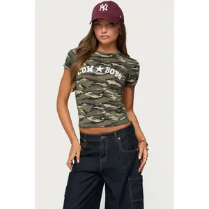 Nika Camo Cowboys T Shirt