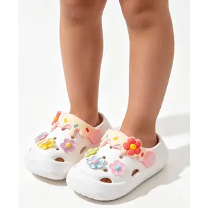 New Toddler Indoor Sandals Soft Non - Slip Breathable Holes Flat Shoes for Little Boys Girls