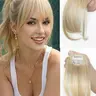 Clip-in Bangs, Fringe, Natural Looking Gorgeous Fluffy Hairpieces for Women, Synthetic Hairpieces for Party, Daily Use
