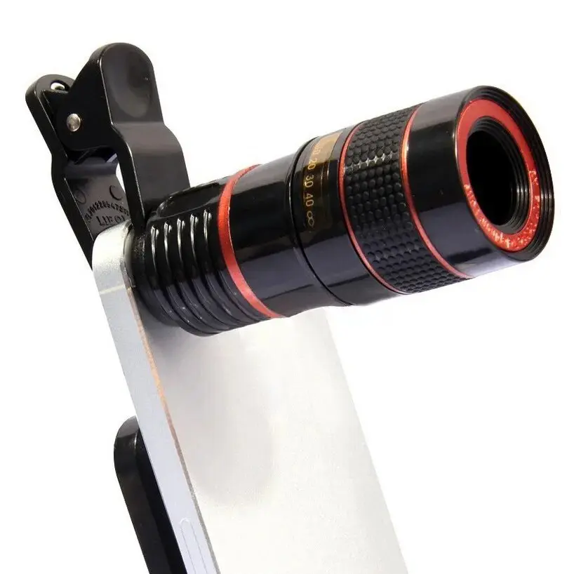 Universal Telephoto Smartphone Lens - High-Definition Focusing, Large Light Transmission, High Color Accuracy Accessory for Cellphone, Mobile Devices, Compatible with Fisheye Camera Lenses, Accessories, Telephoto Lens Camera Lenses