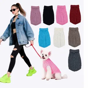 Winter Warm Dog Clothes for Puppy Teddy Bichon Schnauzer Yorkie Cats, New Style Pet Apparel, Cozy Fleece Fabric, Comfortable and Stylish Design