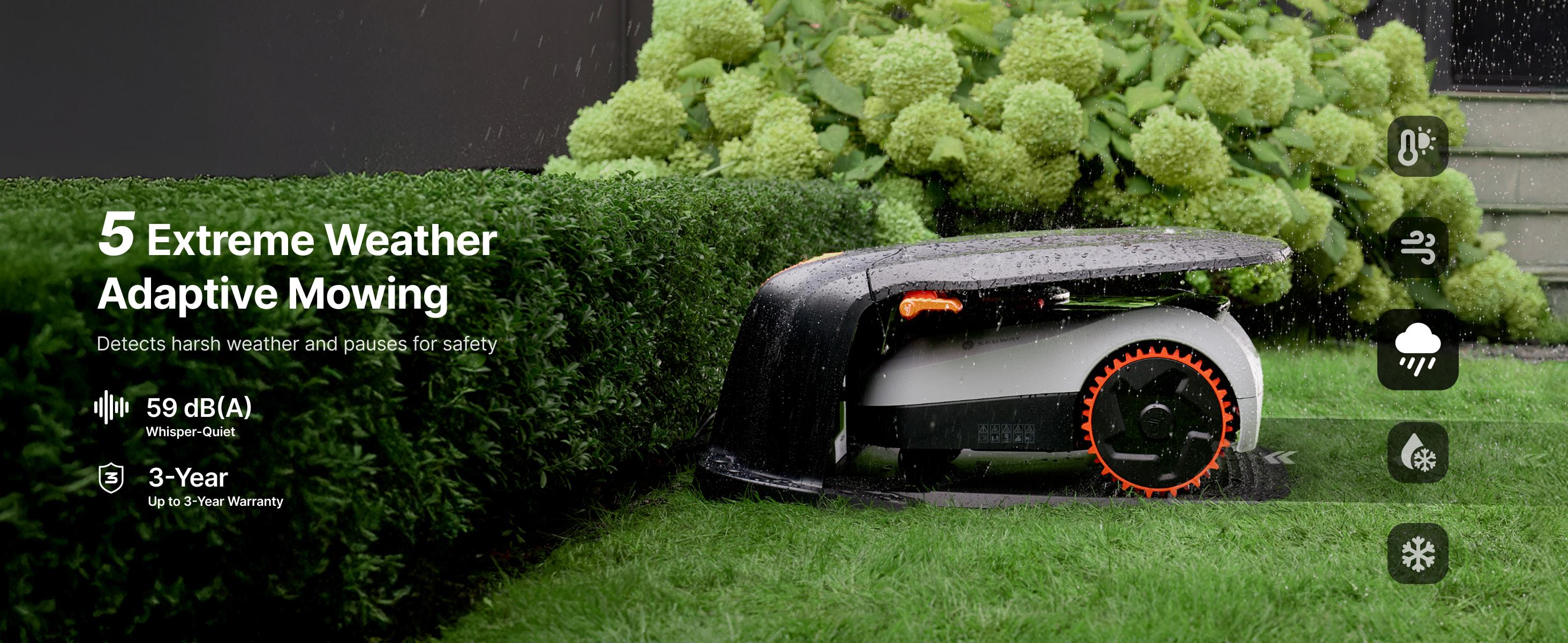 Segway Navimow i215 LiDAR Robot Lawn Mower, Wire Free Robotic Lawn Mower for 0.37 Acre, LiDAR & Vision Dual Fusion, Auto Mapping, Off-Road Wheels for 45% Slopes, Quiet 59 dB(A) Mowing zero  turn  mower summervibes
