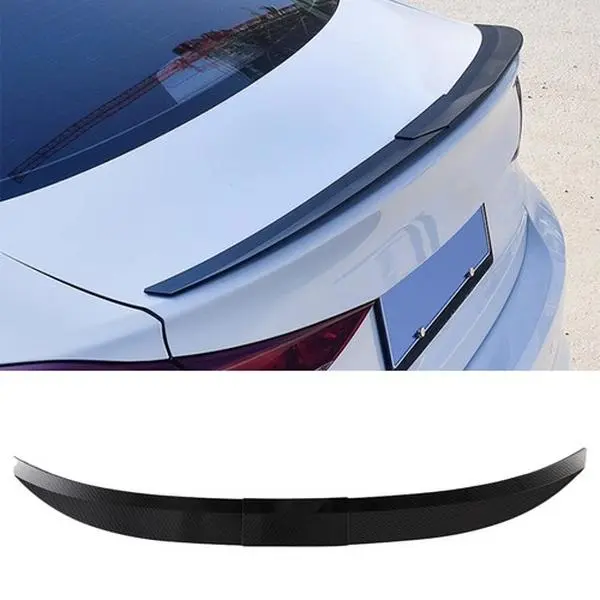 For Genesis G70 G80 G90 Adjustable Rear Trunk Spoiler Tail Wing Carbon Fiber