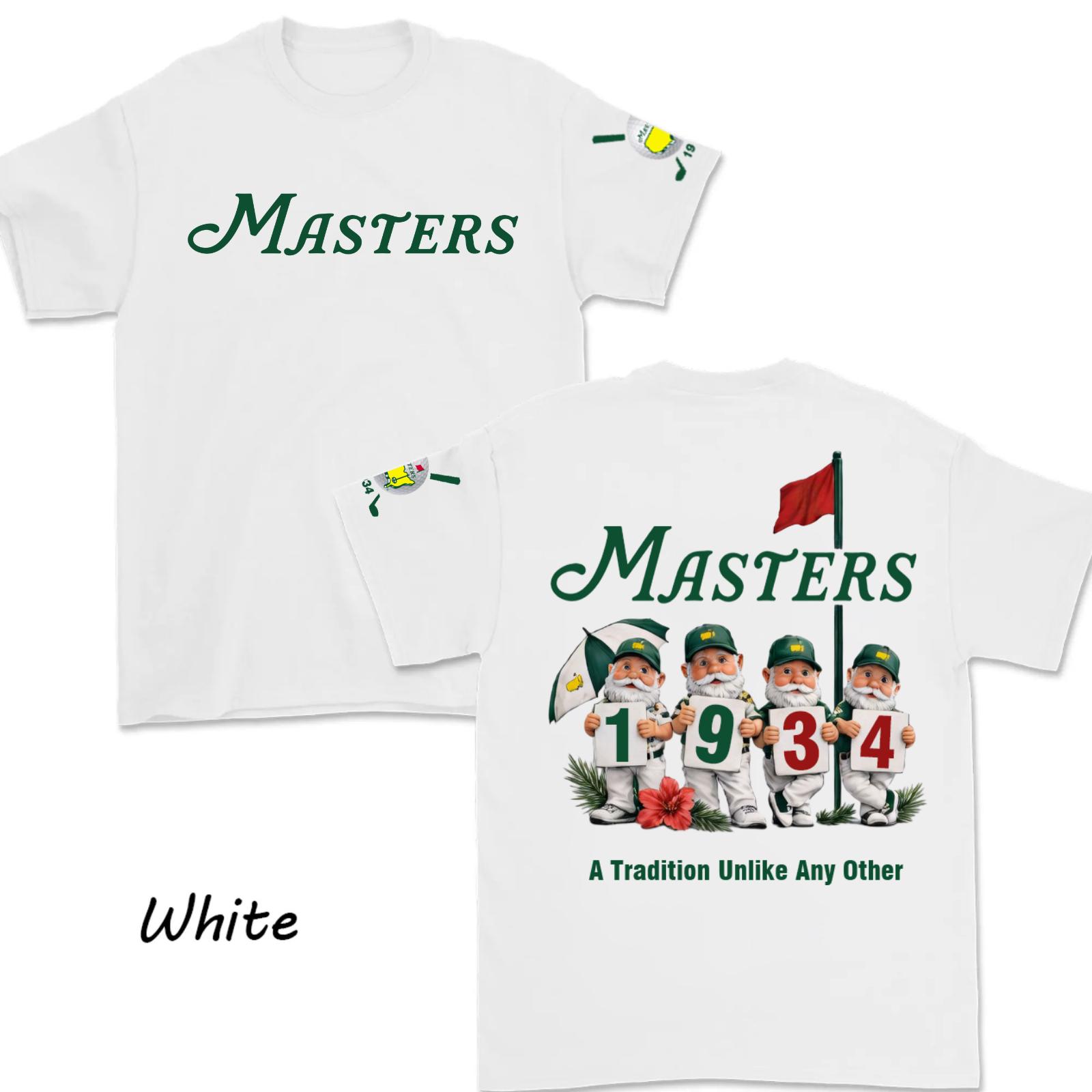 [Sale Up To 50%] Masters 1934 Golf T-Shirt/ Sweatshirt/ Hoodie, Augusta Gnome Graphic Tee, Vintage Golf Tournament Apparel, Funny Golf Lover Shirt, Classic Masters Fan Shirt, Gift For Women & Men