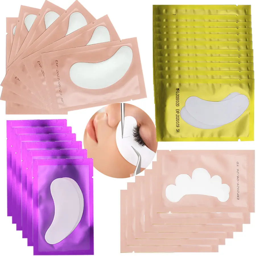 Eyelash Extension Kit, Moisturizing Hydrogel Eye Patches, Moisturizing Eye Mask, Plant Extracts, Long Lasting, Suitable for All Eye Shapes, Professional Beauty Tools, Makeup, Eyelash Extension Set