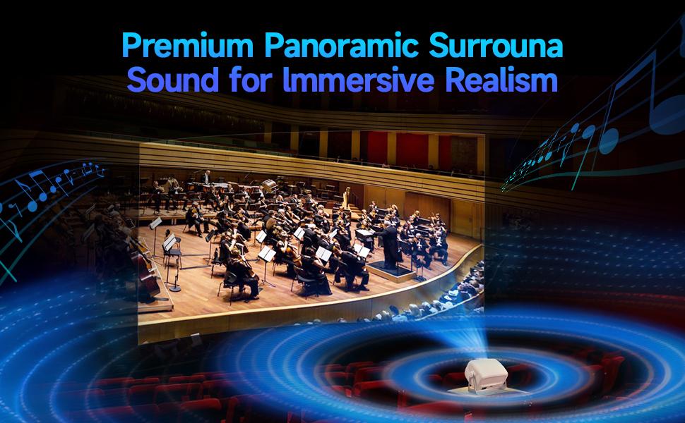 [US Warehouse]2026 X4 projector: 800 ANSI rumens, Android 11.0, dual Wi-Fi 6. Your portable home theater! 4K decoding , autofocus 180° rotation, bringing 150-inch fun, built-in speaker, free screen mirroring, in the home theater!