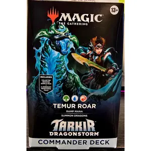 Magic The Gathering Tarkir Dragonstorm Commander Deck- Temur Roar
