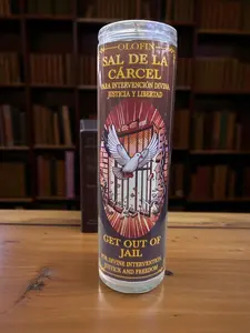 Candle Get out of jail / Veladora Preprada Sal de la Carcel  Scented Soy Wax Decor Decoration Ornaments Perfume Aroma