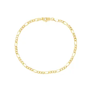 Sterling Silver Anne Dainty Figaro Chain Bracelet