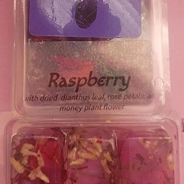 Premium Hand-Crafted Gel Wax Melt, Raspberry -Scented Home Decor Candle